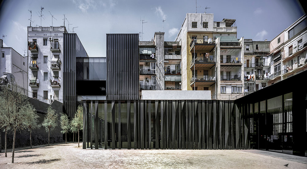 Bibliothèque à Barcelone