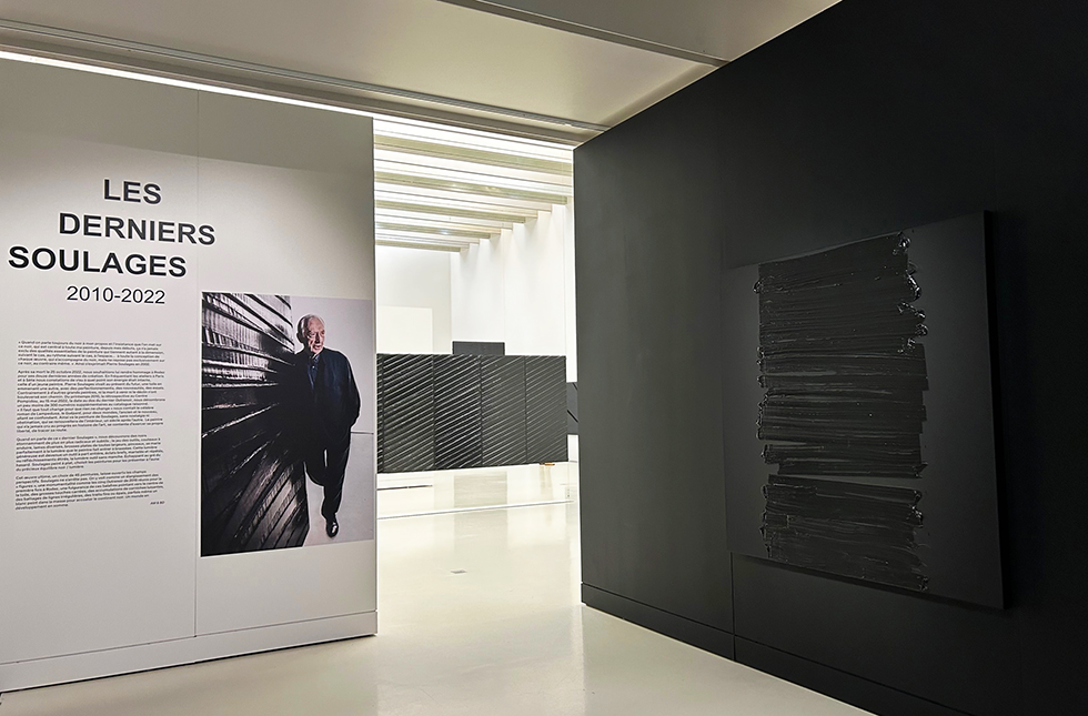 Les derniers Soulages 2010-2022, l'exposition hommage au peintre disparu en 2022