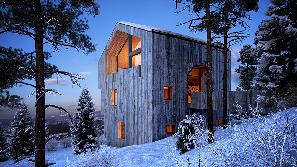 Le design réinvente le chalet de montagne